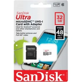 SanDisk microSDHC Flash Memory Card with Adapter 32GB