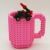 1 X Build-on Brick Mug Red 12 Oz Coffee Mug